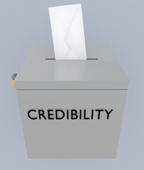 CREDIBILITY - decency concept