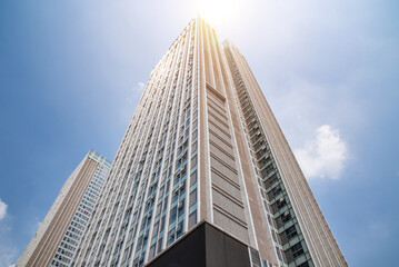 Obraz premium High-rise apartment near Chongqing North Railway Station, China