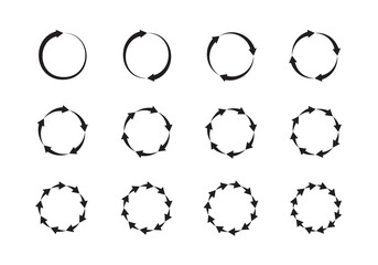 Circle chart section segments set vector diagram segments pie template. Circle segments set. Various number of sectors divide the circle on equal parts. Pie chart set. Diagram collection