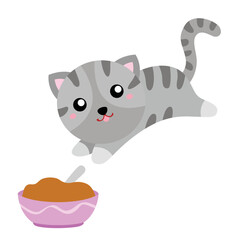 Cute Cat Pet Animals Illustration Vector Clipart