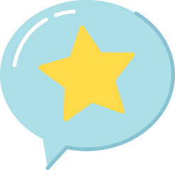 Star bookmark sign Design Element. Vector illustration