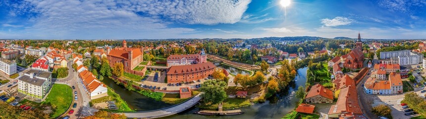Jesienna panorama Lidzbarka Warmińskiego