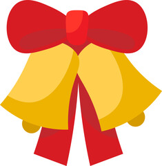 Bells with a bow illustration