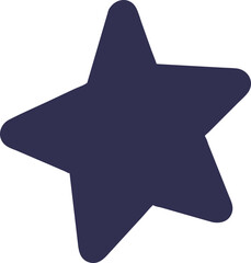 Cartoon star icon. Vector illustration