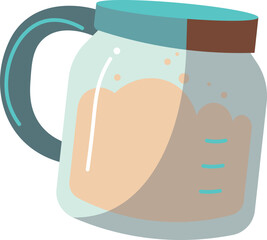 Liquid container icon. Vector illustration
