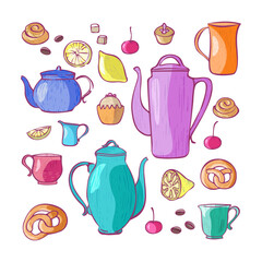 Illustration of Breakfast Set
