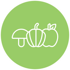 Fresh Ingredients Icon Style