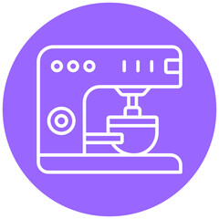 Fototapeta premium Mixer Icon Style