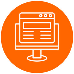 Computer Website Icon Style