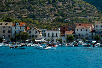 water front, Komiza, Vis Island, Croatia