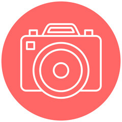 Dslr Camera Icon Style