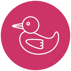 Rubber Duck Icon Style