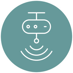 Motion Sensor Icon Style