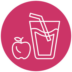 Apple Juice Icon Style
