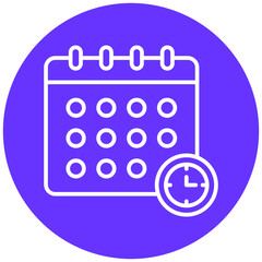 Fototapeta premium Schedule Icon Style