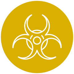 Biohazard Icon Style
