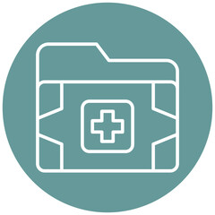 Medical Folder Icon Style
