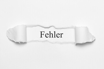 Fehler