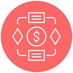 Project Budget Icon Style