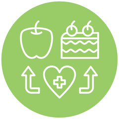 Food Alternative Icon Style