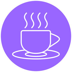 Hot Beverage Icon Style