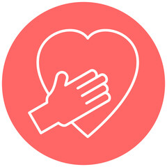 Obraz premium Make a Pledge Icon Style