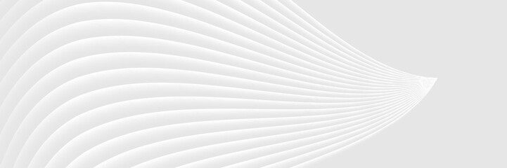 Obraz premium stripe light art abstract geometric white color background Minimal creative silver landing page gradient design Vector illustration