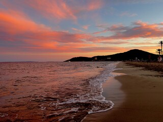 Obraz premium sunset on the beach
