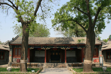 pavilion at the prince gong's mansion in beijing (china)