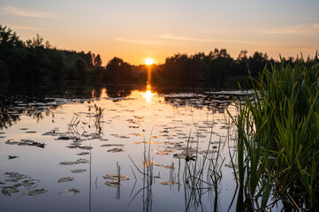 sunset over the river

Finland