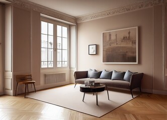 Fototapeta premium Elegant sober interior