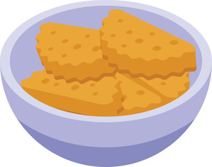 Argentina food icon isometric vector. National day. Travel emblem