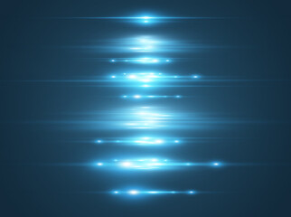 Light blue vector special effect. Glowing beautiful bright lines on a dark background.	

