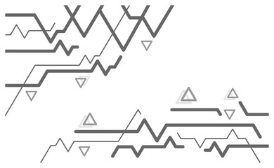 Triangle geometric abstract graphic background, Dynamic geometric shapes compositions, Flat and clean style, Applicable for any graphic works.