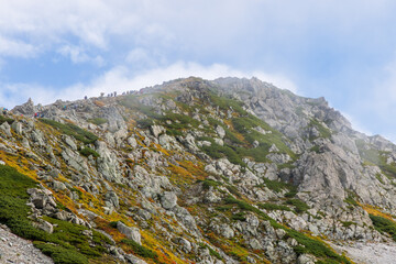 初秋の富山県室堂の景色・黒部立山アルペンルート