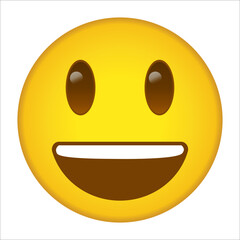 Funny smile icon colorful emoji 