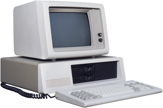 Retro isolated pc - Powered by Adobe