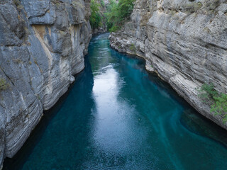 Fototapeta na wymiar Koprulu Canyon National Park Drone Photo, Manavgat Antalya, Turkey