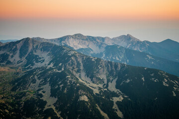 Koncheto and Vihren peak, Pirin, Bulgaria