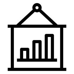 Icon Graph Presentation With Style Outline