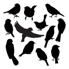 Sparrow bundle stencil templates for laser and plotter cutting
