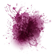 Stains of red wine color. Effect of liquid and drops of red wine. Abstract