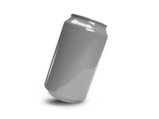 Soda Drink Can 3D Illustration Mockup Scene