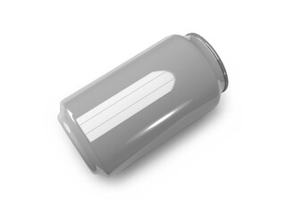 Soda Drink Can 3D Illustration Mockup Scene