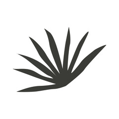 Abstract Bohemian Leaves Illustration