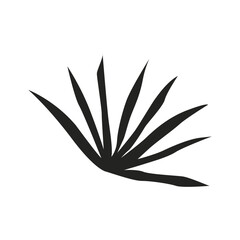 Abstract Bohemian Leaves Illustration