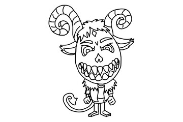 Halloween Cartoon Character - Vector