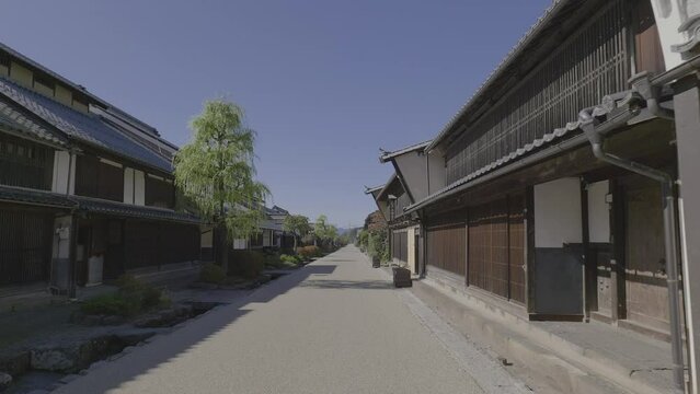 信州長野 海野宿の風景