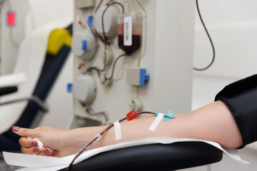 Dialyse spenden Plasma Blut