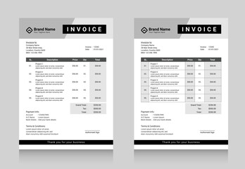 New Invoice Template Design